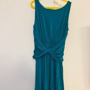 Teal Susana Monaco Midi Dress, Size S